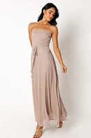 Petal and Pup Womens Farley Strapless Maxi Dress