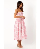 Petal and Pup Women's Carter Strapless Midi Dress