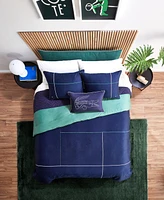 Lacoste Home Court Lines 3-Pc. Comforter Set