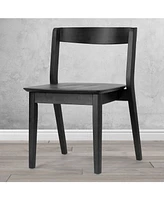 Glamour Home 29.53" Astor Rubberwood Dining Chair