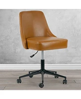 Glamour Home 35.5" Aurica Polyester, Metal Task Chair