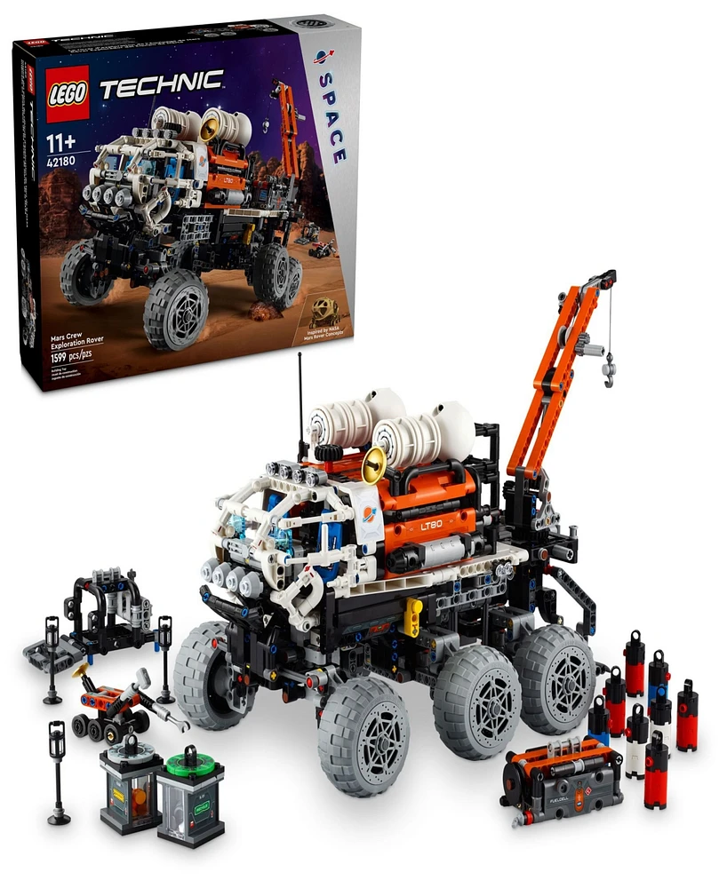 Lego Technic Mars Crew Exploration Rover Advanced Building Kit 42180, 1599 Pieces