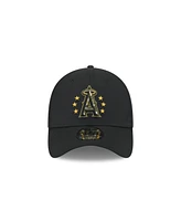 New Era Men's Black Los Angeles Angels 2024 Armed Forces Day 39THIRTY Flex Hat