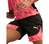 Puma Men's Colorblocked Logo Training Shorts - Black