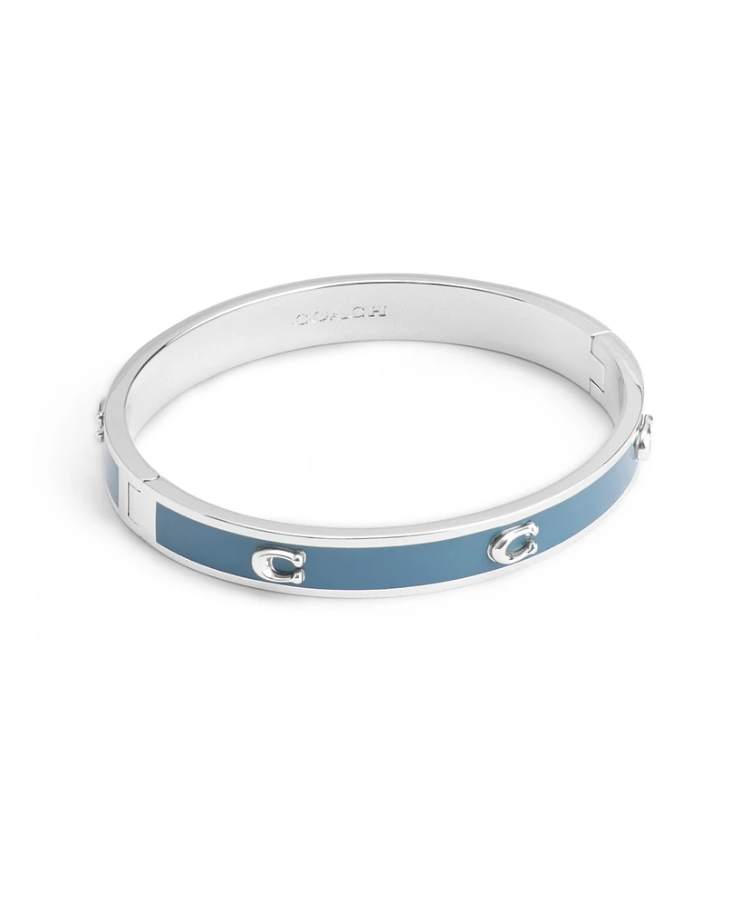 Coach Enamel Signature C Bangle Bracelet