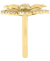 Effy Diamond Flower Statement Ring (5/8 ct. t.w.) in 14k Gold