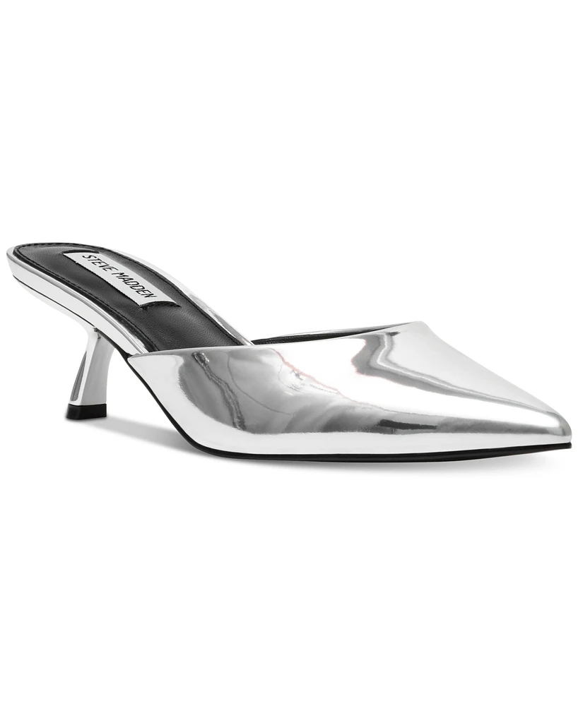 Steve Madden Women's Micki Kitten Heel Mule Pumps