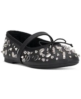 Jessica Simpson Women's Azalina Studded Mary-Jane Ballet Flats