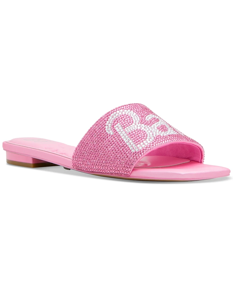 Aldo x Barbie Women's Barbieville Flat Slide Sandals