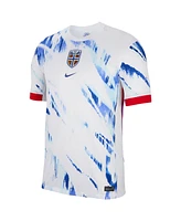 Nike Men's White Norway National Team 2024 Away Replica Blank Jersey