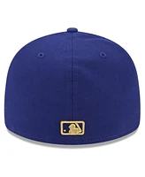 New Era Men's Royal Texas Rangers 2024 Gold Collection Low Profile 59FIFTY Fitted Hat