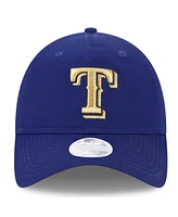 New Era Women's Royal Texas Rangers 2024 Gold Collection 9TWENTY Adjustable Hat