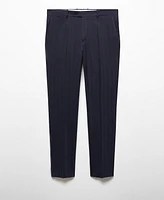 Mango Men's Slim Fit Cool Wool Dress Pants