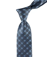 Calvin Klein Men's Double-Rail Grid Tie