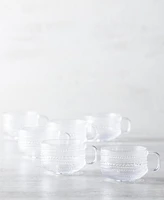 Fortessa Jupiter Clear Tea/Cappuccino Cup 13.5oz, Set of 6