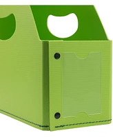 Jam Paper Plastic Magazine File Holder - 4 x 10.5 x 12 - Sold Individually