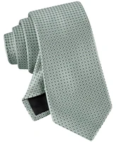 Calvin Klein Men's Sabrina Micro-Grid Tie