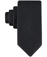 Calvin Klein Men's Sadie Distorted Grid Tie