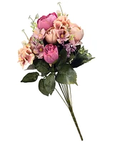 National Tree Company 19 Assorted Pink Rose Bundle