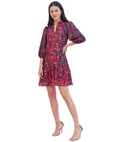 Jessica Howard Petite Floral-Print Fit & Flare Dress