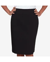 Alfred Dunner Women's Classic Stretch Waist Skirt