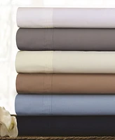 Tribeca Living 300 Thread Count Cotton Percale Extra Deep Pocket Cal King Sheet Set