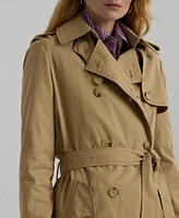 Lauren Ralph Women's Double-Breasted Trench Coat