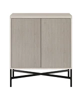 Hudson & Canal Brighton 28" Wide Rectangular Accent Cabinet in Alder