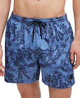 Boss by Hugo Men's Logo-Badge Swim Shorts