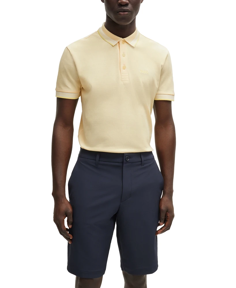 Boss by Hugo Men's Contrast Logo Polo Shirt