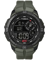 Timex Men's Ufc Rush Digital Green Polyurethane Strap 52mm Round Watch