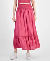 And Now This Women's Smocked-Waist Tiered Midi Skirt, Created for Macy's