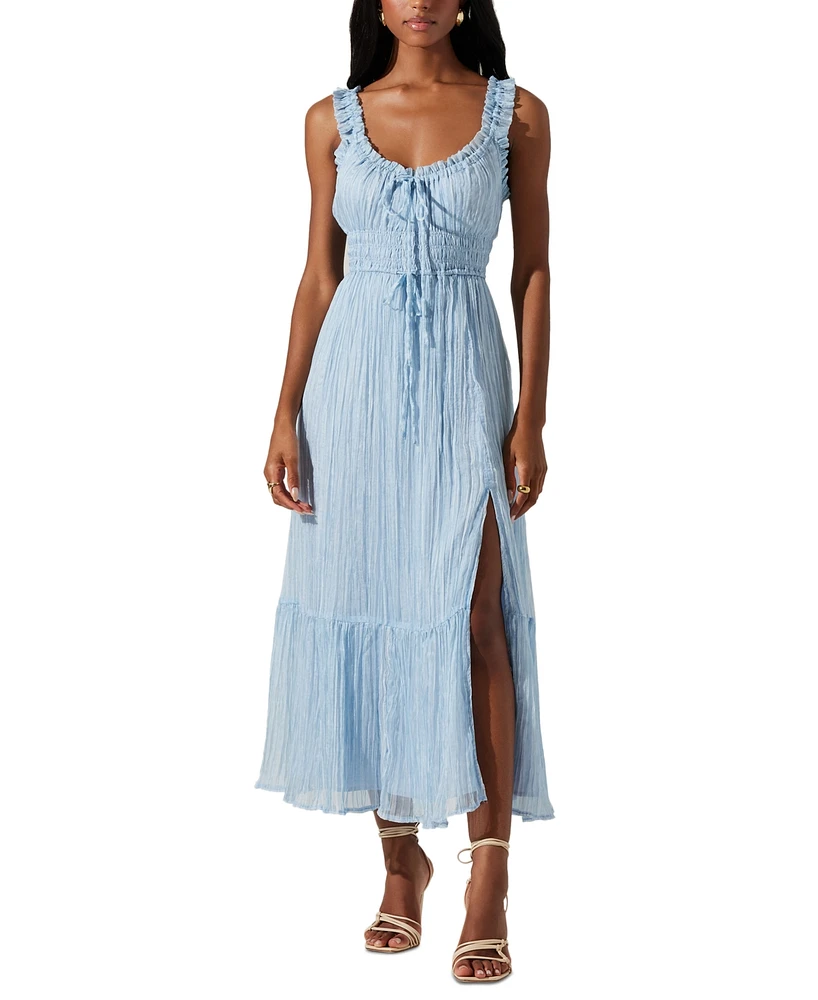 Astr the Label Women's Alamea Crinkle-Pleat Dress