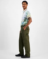 Guess Men's Classic Twill Utility Cargo Pants