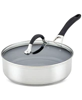 Circulon SteelShield Stainless Steel 3-Qt. Saute with Lid