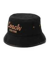 Coach Women's 1941 Embroidered Denim Bucket Hat