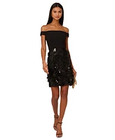 Adrianna by Papell Women's Sequin Floral Cocktail Dress