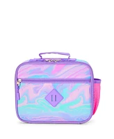 InMocean Girl's Purple Tie Dye Lunchbox Backpack Set