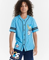 Sonic Big Boys Logo Baseball Shirt & Shorts Set