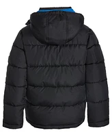 Reebok Toddler & Little Boys Quilted Full-Zip Hooded Puffer Jacket