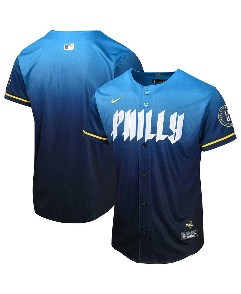 Nike Big Boys and Girls Blue Philadelphia Phillies 2024 City Connect Limited Jersey