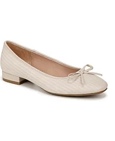 LifeStride Cheers Woven Ballet Flats - Faux Leather