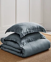 Levtex Washed Linen Solid Duvet Cover