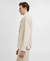 Mango Men's Super Slim-Fit Stretch Fabric Suit Blazer