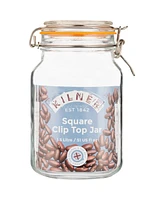 Kilner Set of 3 Square Clip Top Jars