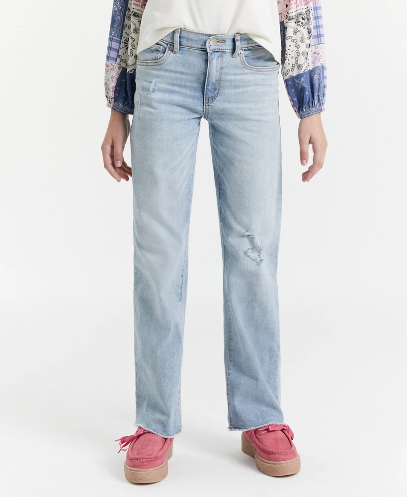 Levi's Big Girls Vintage-Like Mid Rise Wide Leg Jeans