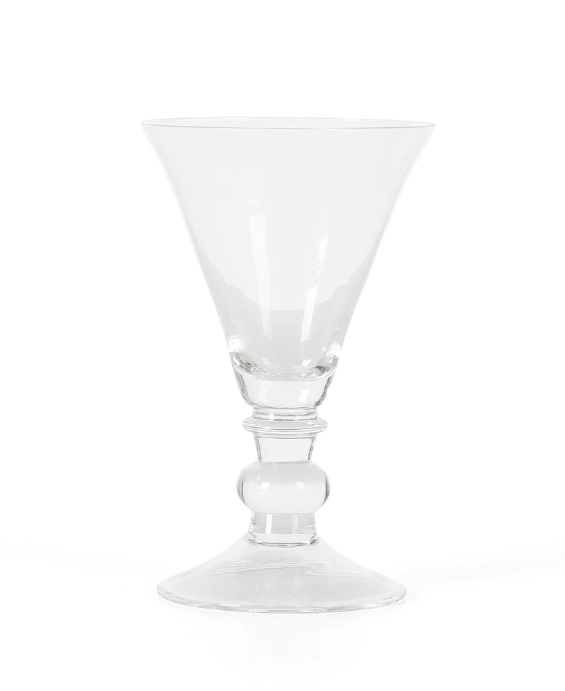 Martha Stewart Crispa Handmade Glassware, Set of 4