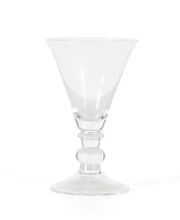 Martha Stewart Crispa Handmade Glassware, Set of 4