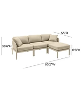 Tov Furniture 1 Pc. Modular Outdoor Sectional