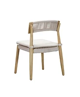 Tov Furniture 2 Pcs Outdoor Dining Chair